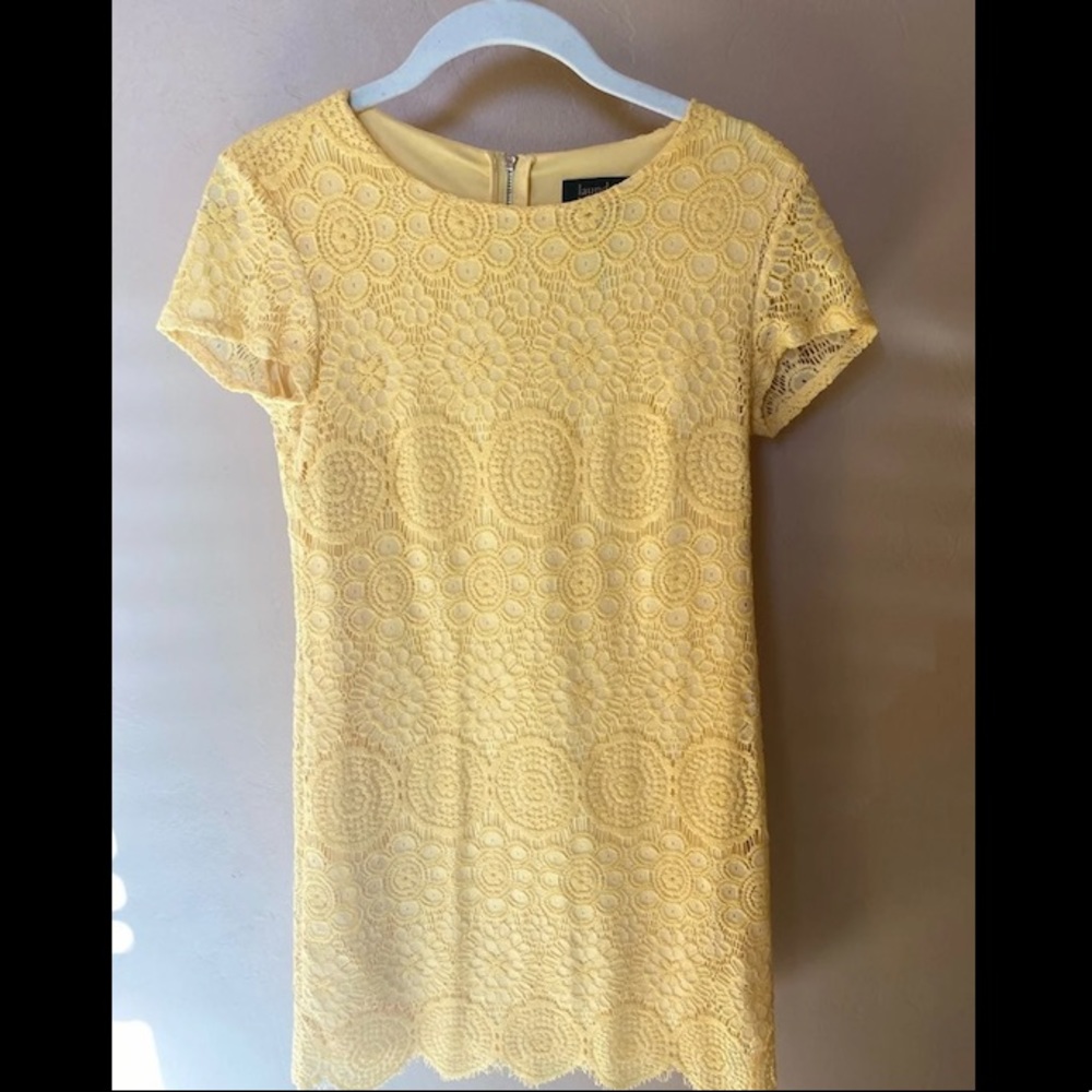 Lulu’s Yellow Lace Dress